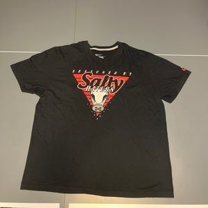 Chicago Bulls Salty Haters T-shirt Nike SZ 2XL Bred Activewear Basketball